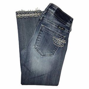 Miss Me Distressed Medium Skinny Ankle Jeans 25 23